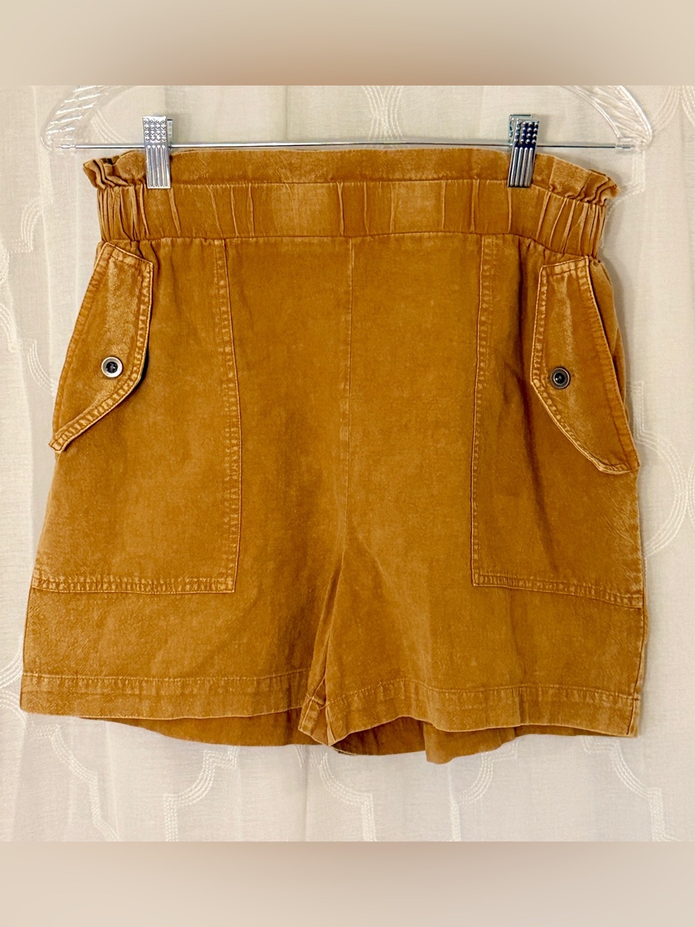 Jane and Delancey Rust High Waisted Shorts | Size Small - Picture 2 of 7